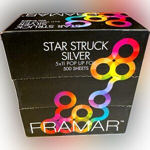 FRAMAR STAR STRUCK SILVER POP UP HAIR FOIL HIGHLIGHTS LOWLIGHTS BAYLAYAGE 5”x11”